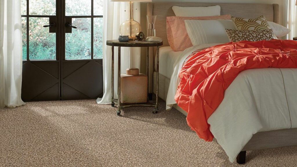 Bedroom carpet flooring | J/K Carpet Center, Inc