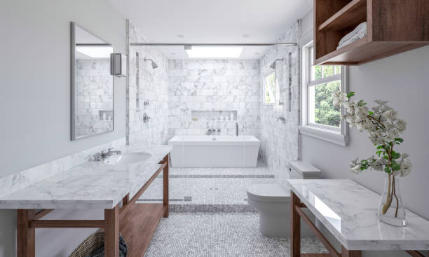 Bathroom natural Stone | J/K Carpet Center, Inc